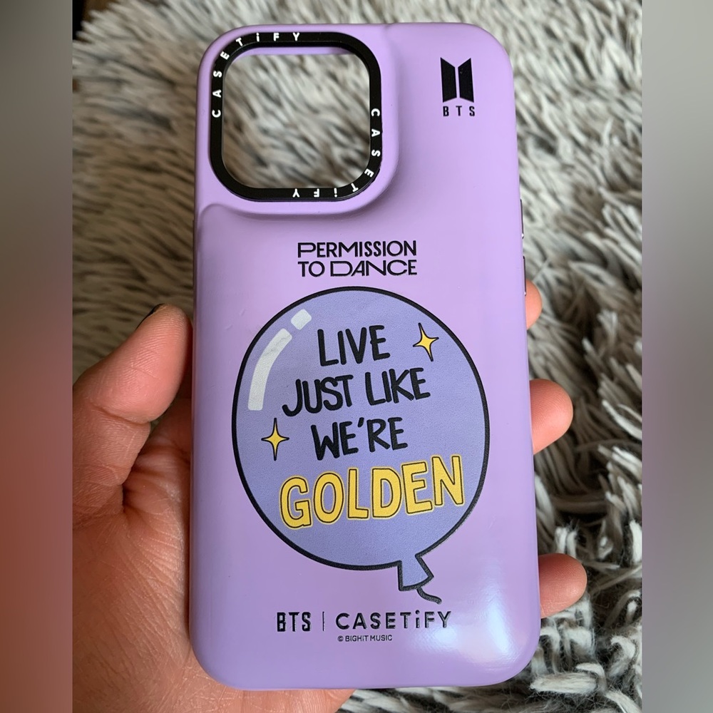 BTS Edition Permission To Dance Balloon Case From Casetify For iPhone 13 Pro EUC